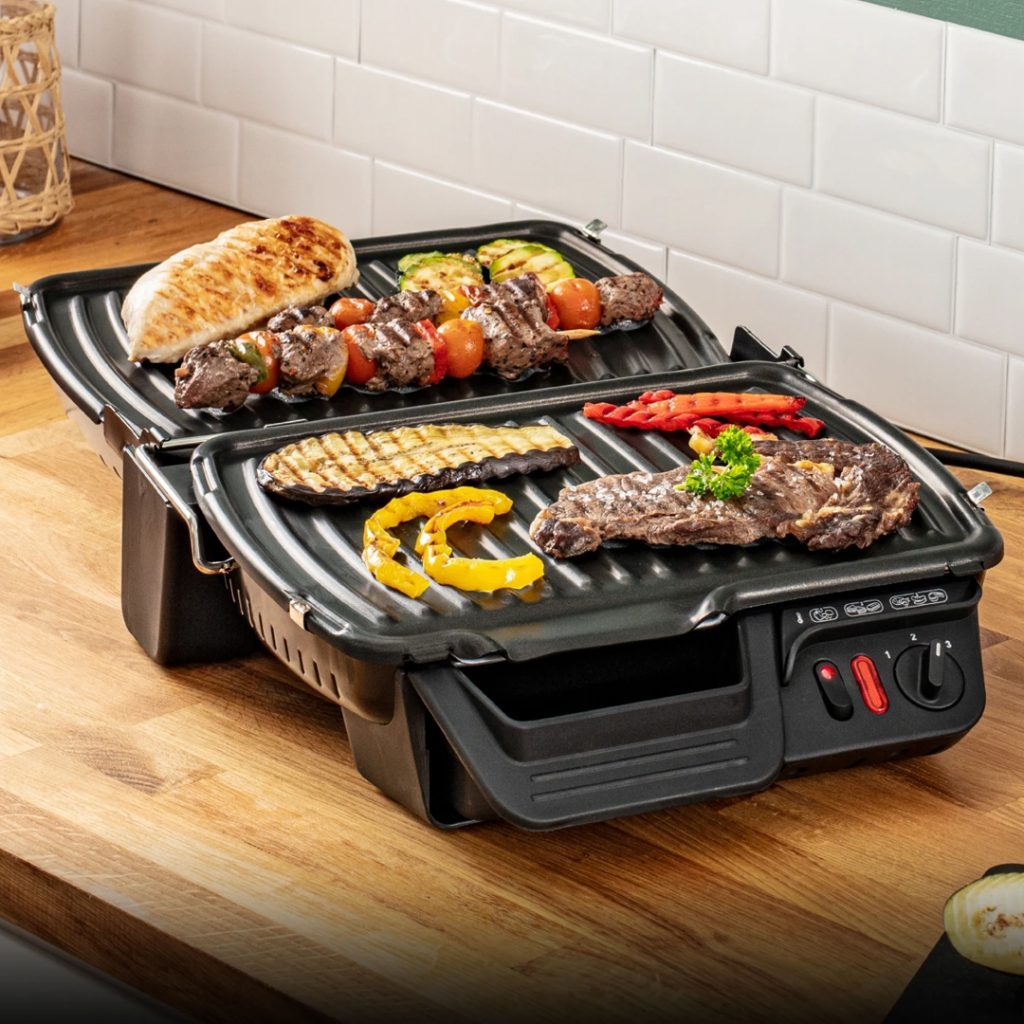 Grill Électrique TEFAL Ultracompact 600 Comfort 2000W - Noir